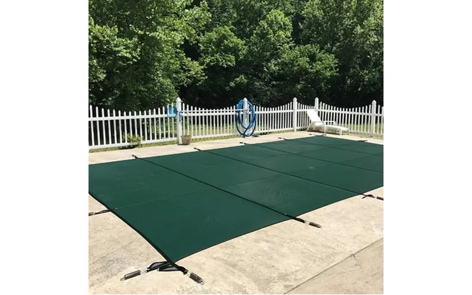 Waterwarden Inground Pool Safety Cover Fits 12’ X 24’ Rectangle Pool 20-year Warranty