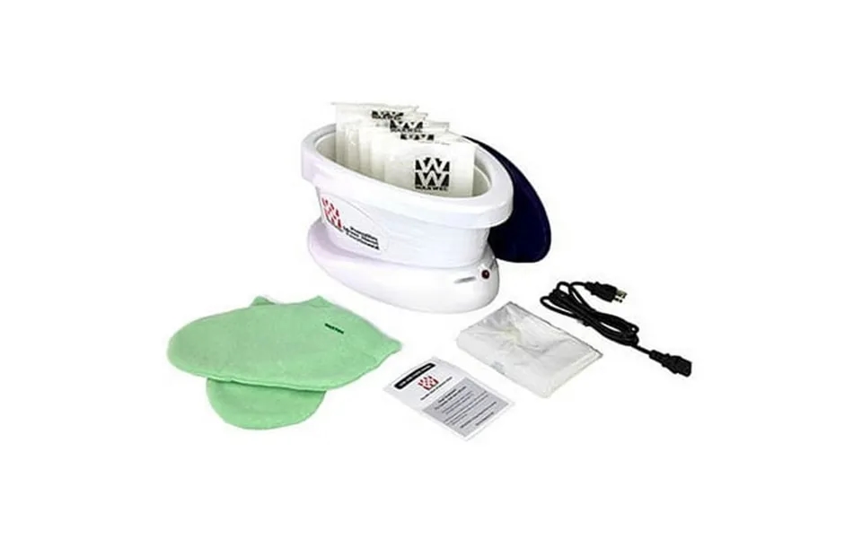 Waxwel Xc2 Xae Paraffin Bath - Standard Unit Includes 100 Liners 1 Mitt 1 Bootie And 6 Lb Peach Paraffin