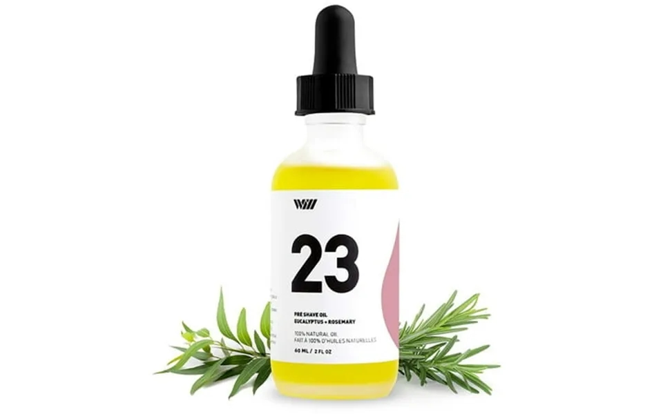 Way Of Will 23 Pre Shave Oil For Men Natural Hydrating Shaving Oils With Eucalyptus Rosemary