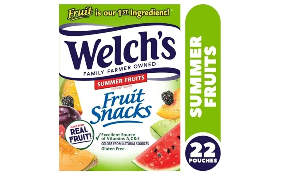 Welch S Fruit Snacks Gluten-free Summer Fruit Soft Fruit Snacks For Stocking Stuffers