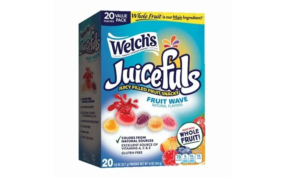 Welch S Juicefuls Gluten-free Fruit Wave Soft Fruit Snacks For School