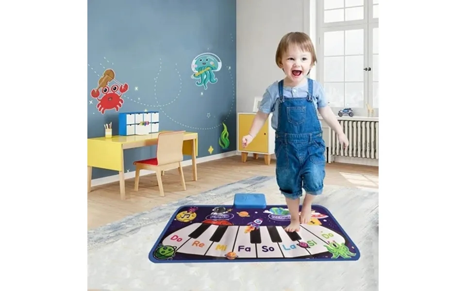 Weloille Children S Music Blanket Stepping On Piano Game Floor Mat Puzzle Early Education Toys Baby Crawling Mat Gift Fo