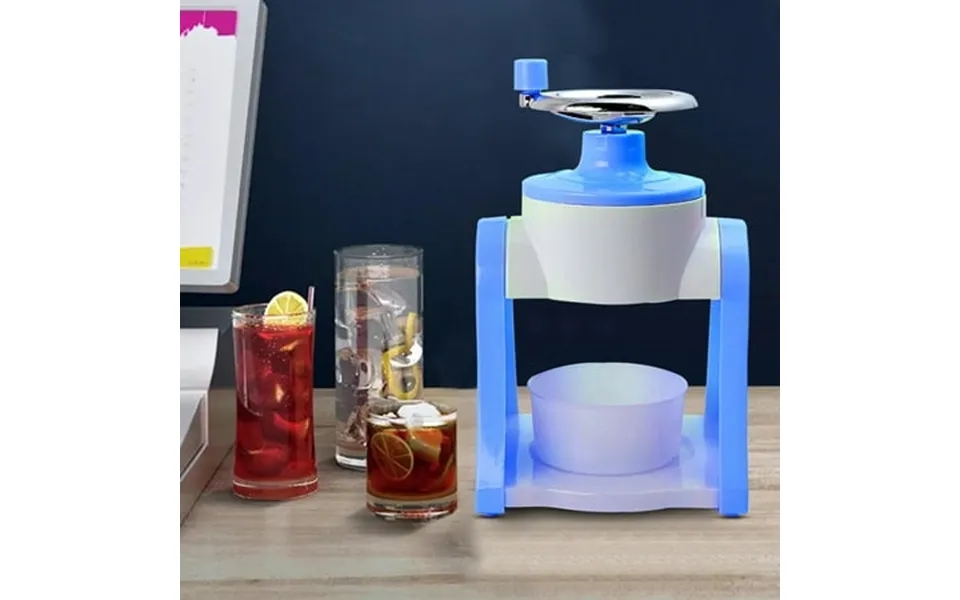 Weloille New Shaved Ice Machine Manual Household Small Machine Hand Ice Crusher Continuous Ice Manual Ice Beating Machin