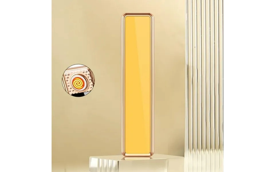 Weloille Portable Electric Usb Rechargeable Ultra Thin Windproof Plasma Lighter