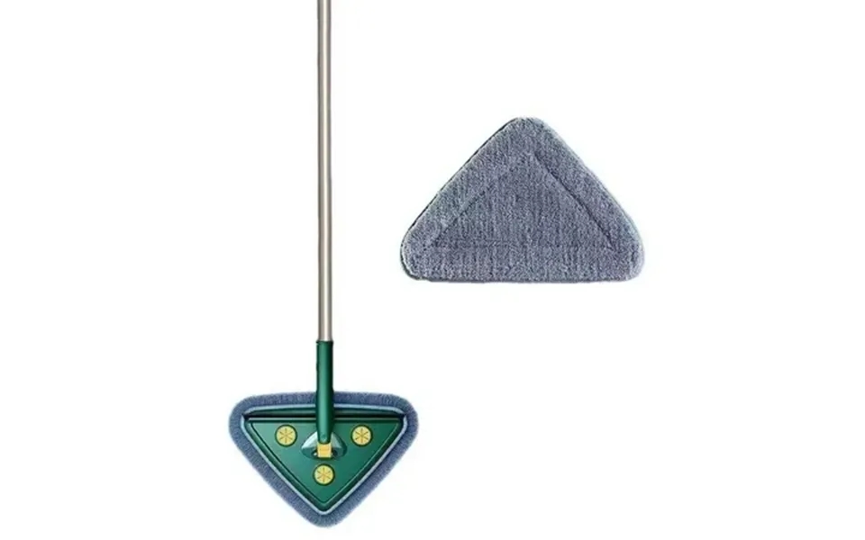 Weloille Wall Cleaner Mop Ceiling Cleaning Tool Duster With 2 Replacement Microfiber Chenille Pads For Painted Walls Win
