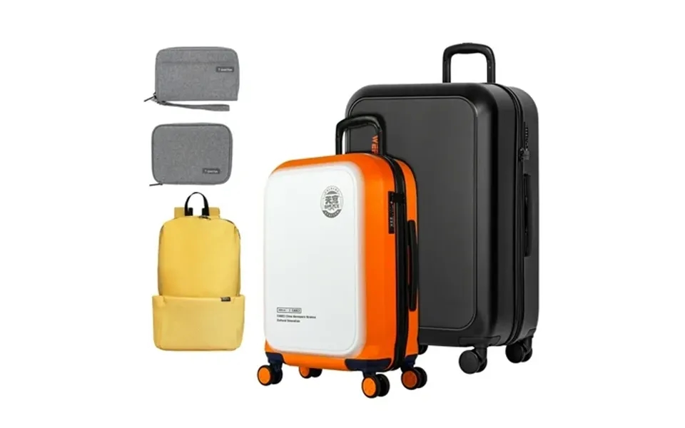 Weplus Luggage Sets 5 Piece 20 26 Hardside Carry-on Luggage Hardshell Suitcase With Wheels With Scratch-resistant Surfac