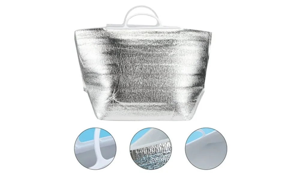 Whamvox Thermal Insulation Bag For Food Storage With Aluminium Foil Material Lightweight Odorless Eco Friendly Silver 3m