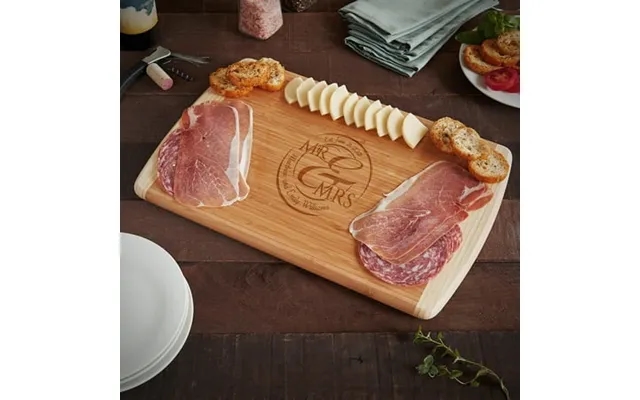 When Love Comes Together Custom Bamboo Charcuterie And Cheese Board product image