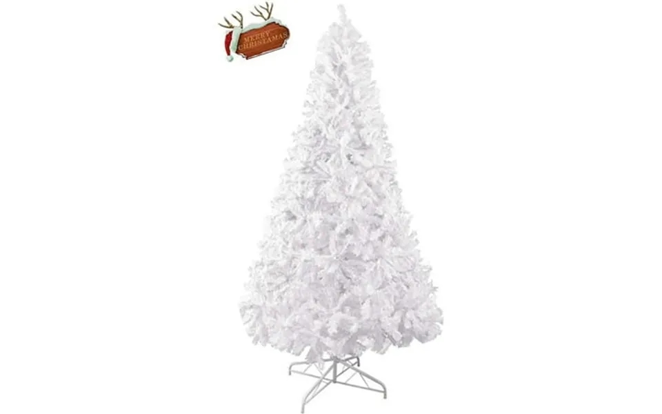 White 10ft Artificial Pvc Christmas Tree With 2150 Tips & Metal Stand Gorgeous Faux-pine Xmas Tree Seasonal Holiday Deco