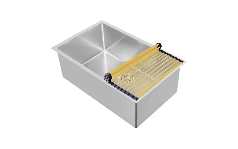 Whitehaus Collection Noah Plus Stainless Steel Removable Roll Mat - Brass