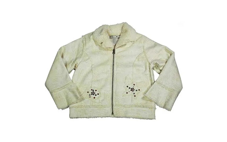 Widgeon By Sara S Prints Little Girls Cozy Faux Shearling Jacket Sparkle & Warmth