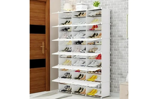 Winado 36 Cubes Portable Shoe Rack Organizer 12 Tiers Shoe Shelf Tower 72 Pairs Shoe Storage Cabinet Stand Expandable Su product image