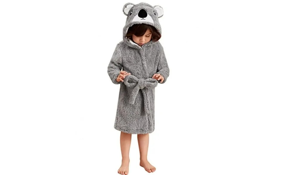 Winter Boys Girls Bathrobes Toddler Kids Hooded Robes Soft Children S Coral Fleece Cute Warm Bathrobes Hoodie Pajamas Sl