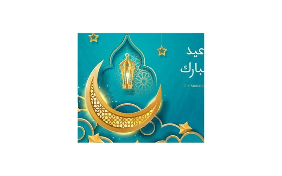 Wjsxc Ramadan And Eid Photography Vinyl Photo Background Prop Gift Sky Blue L