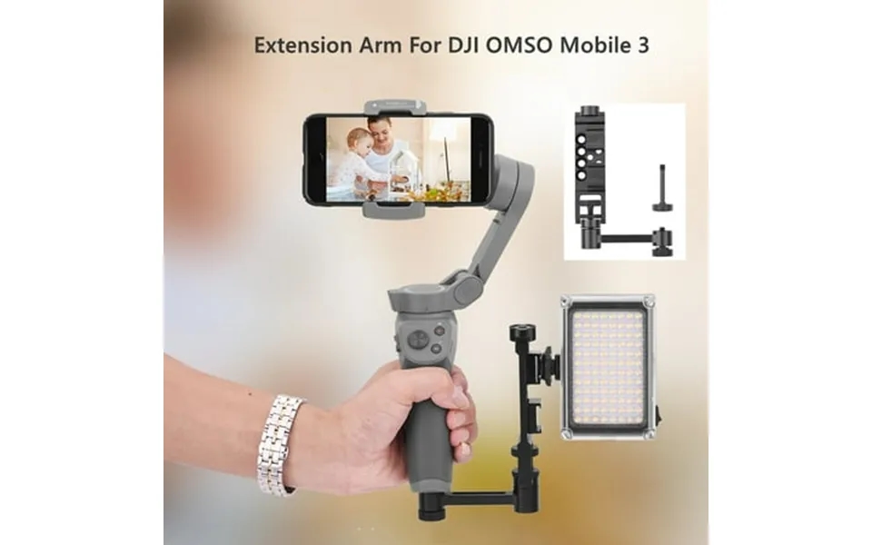 Wlylongift Christmas Black X Friday Straight Extension Arm Mount Holder Adpter For Osmo Mobile 3 Stabilizer
