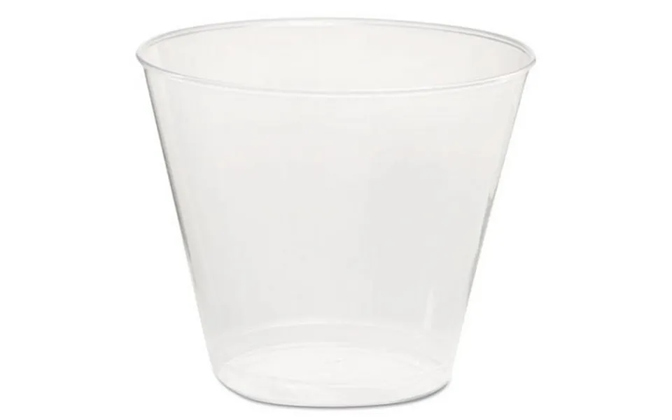 Wna Comet Plastic Tumbler Squat 5 Oz Clear 50 Pack 20 Packs Carton