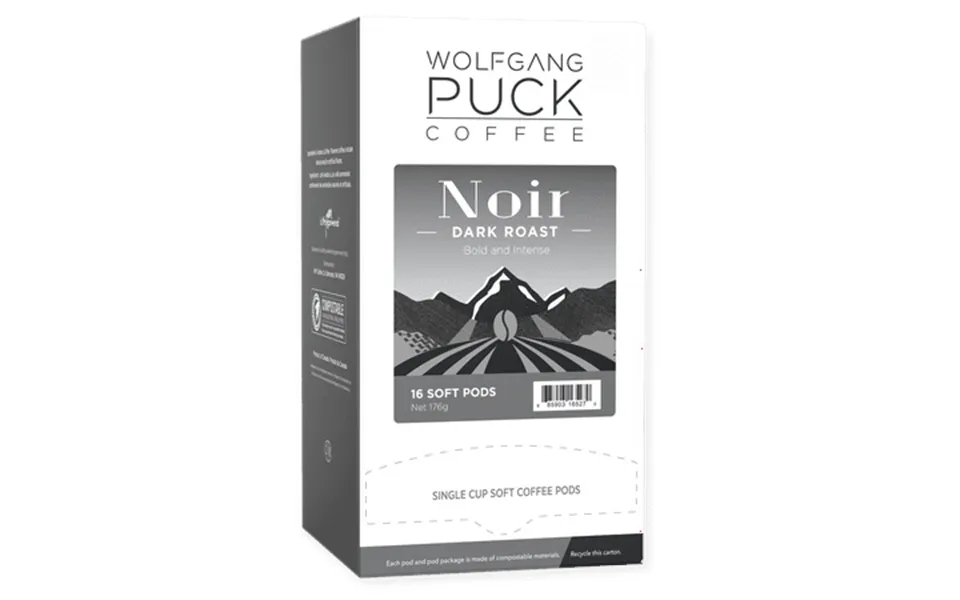 Wolfgang Puck Coffee Soft Pods Noir 16 Count Pack Of 1