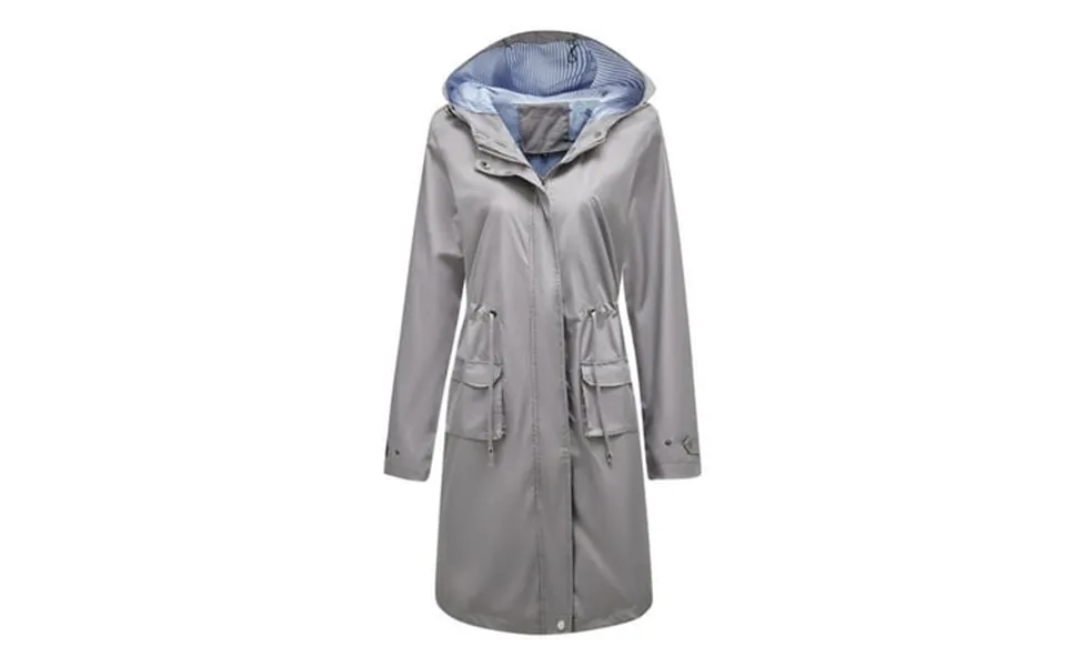 Women Light Rain Jacket Waterproof Active Outdoor Trench Raincoat With Hood Lightweight Plus Size For Girls Yutnsbel