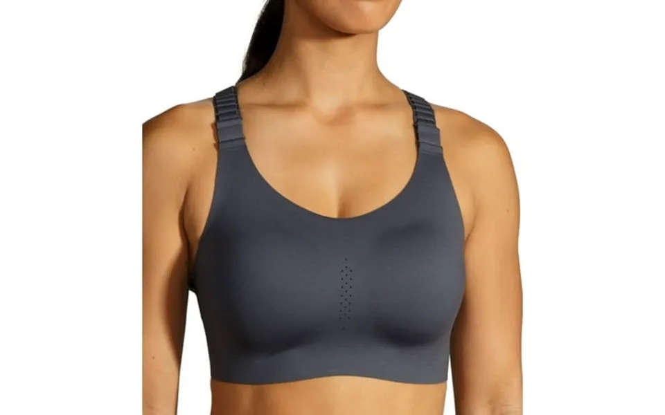 Women S Brooks 350085 Dare Racerback 2.0 Drilayer Sports Bra Asphalt 44c