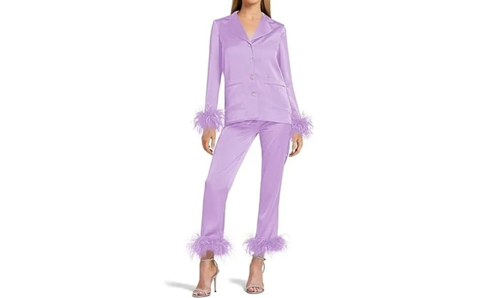 Women S Long-sleeved Satin Bathrobe