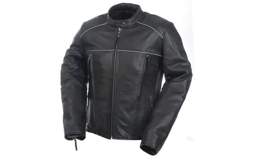 Women S Mossi Journey Leather Jacket Black Ladies Motorcycle Riding Coat