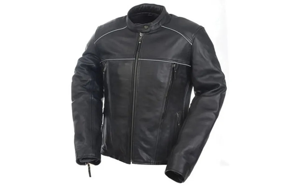 Women S Mossi Journey Leather Jacket Black Ladies Motorcycle Riding Coat