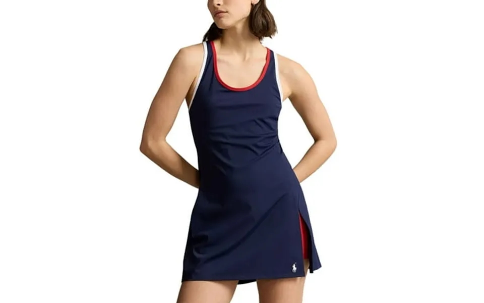 Women S Polo Ralph Lauren Navy Team Usa 2024 Summer Olympics Villagewear Performance Sleeveless Tank Dress