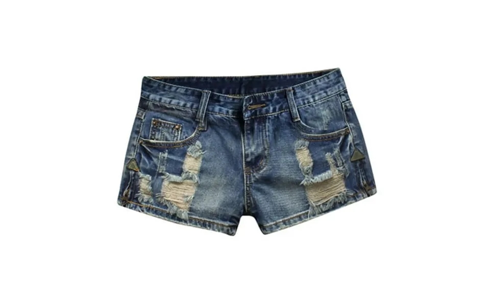 Women S Ripped Jeans Shorts Wide Leg Fashion Punk Large Ripped Loose Slim Wide Leg Denim Summer Flowy Shorts S-3xl