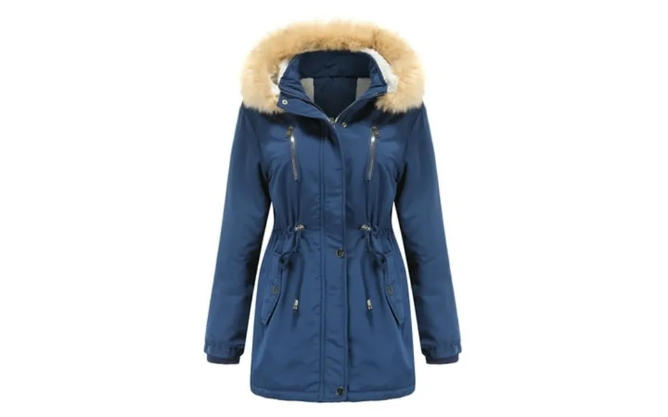 Womens Coats And Jackets Clearance Womens Warm Long Coat Hoodies Collar Jacket Slim Winter Parkas Outwear Coats