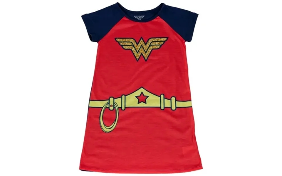 Wonder Woman Girls Short Sleeve Sleep Gown Sizes 4-12
