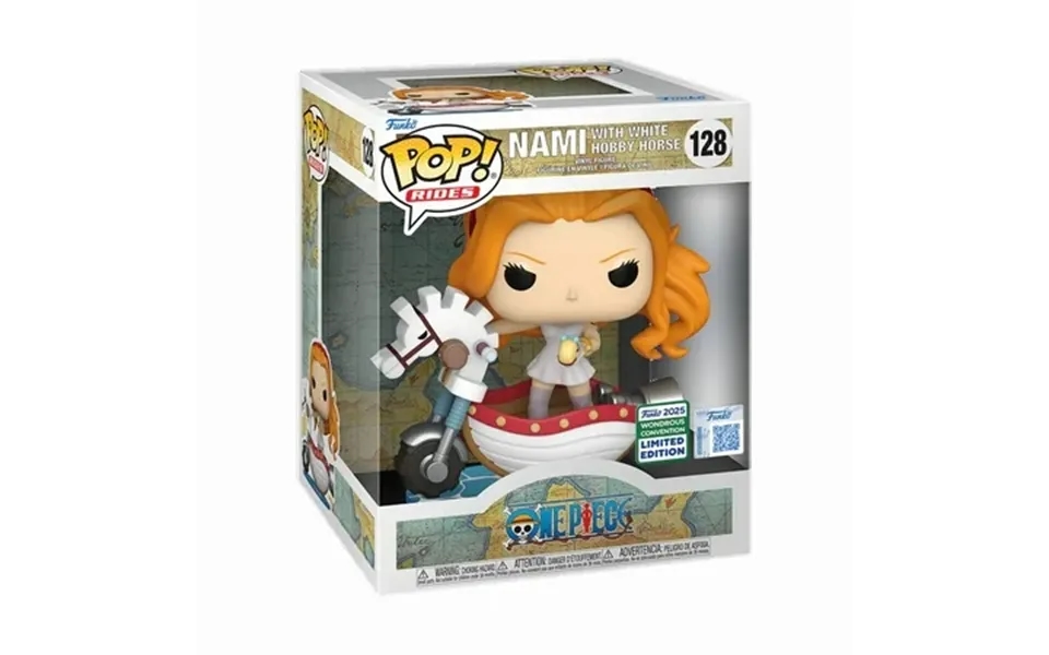 Wondercon Share Exclusive One Piece Nami With White Hobby Horse Vinyl Figure