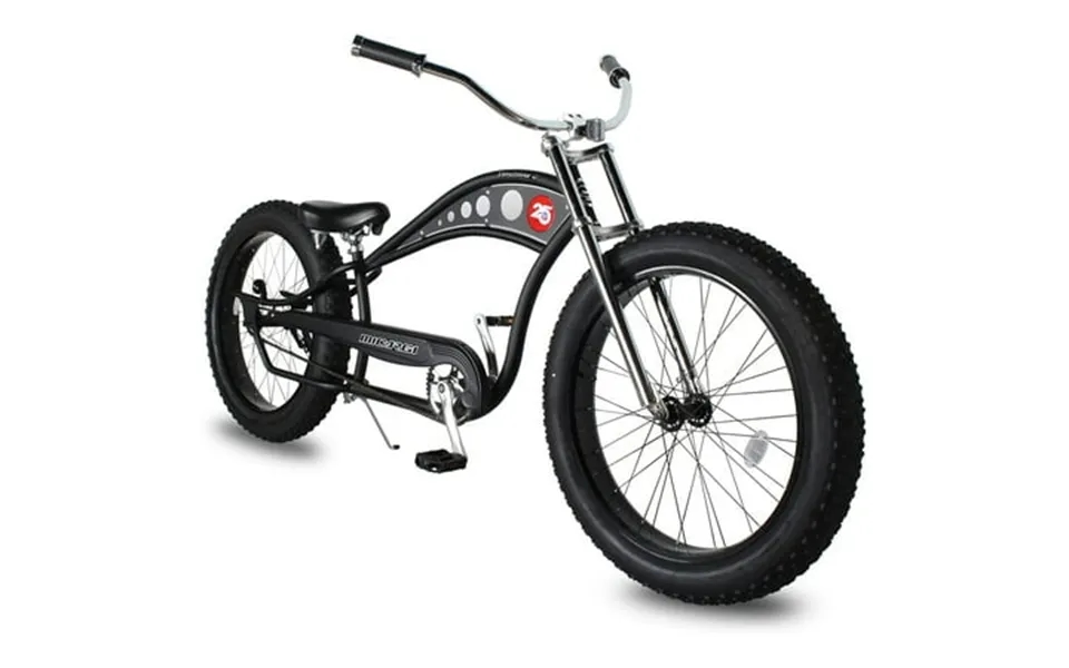 Wonderwheels 26 Stretch Cruiser Coaster Brake Triple Tree Fork Handlebars Moon Bar Alloy Black Rims