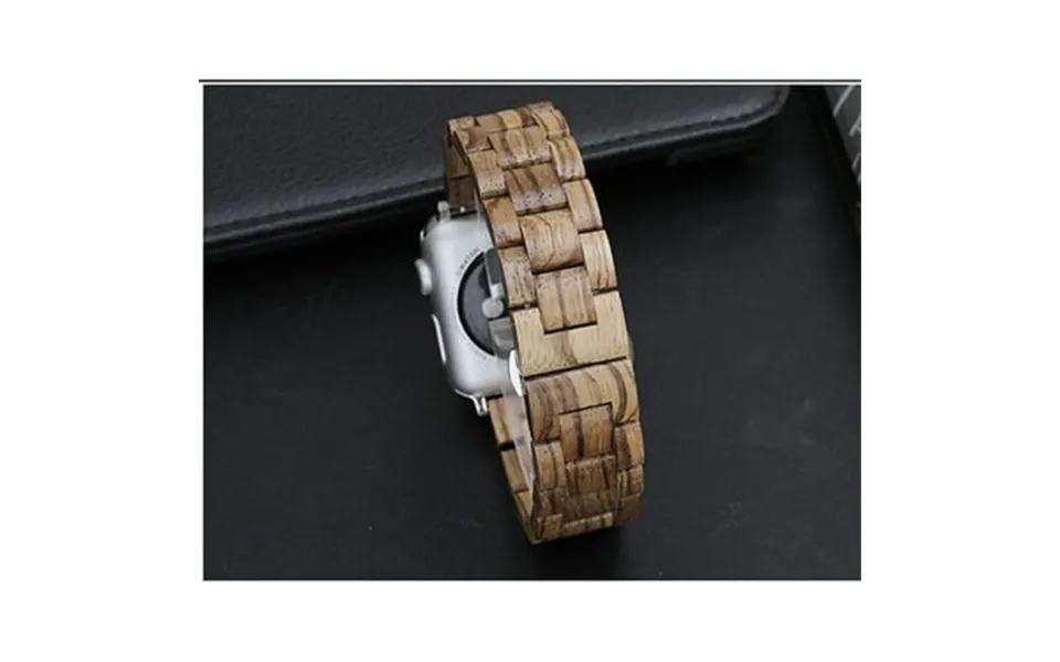 Wooden Strap For Apple Watch Band 44mm 40mm Iwatch Wrist Band 42mm 38mm Metal Butterfly Clasp Bracelet Apple Watch Serie