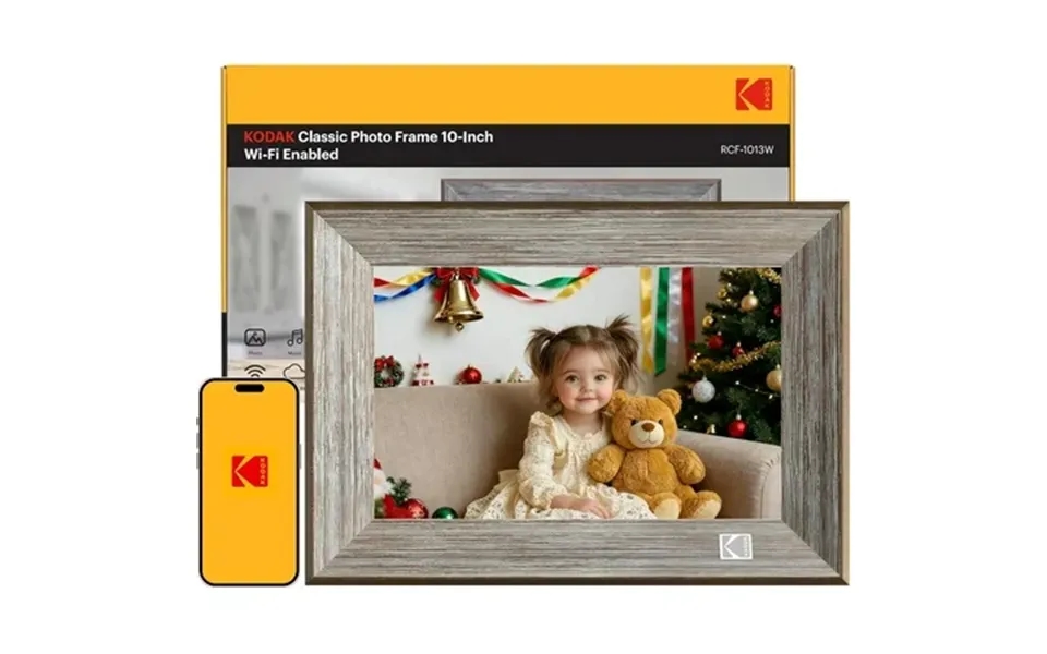 Wooden Wifi Digital Picture Frame 32g 10.1 Inch Digital Photo Frame 1280x800 Hd Ips Touch Screen Auto-rotate Share Photo