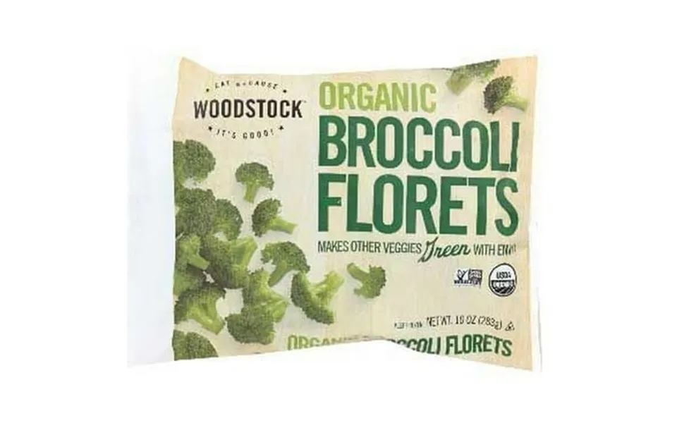 Woodstock Farms Organic Broccoli Floret 10 Ounce -- 12 Per Case