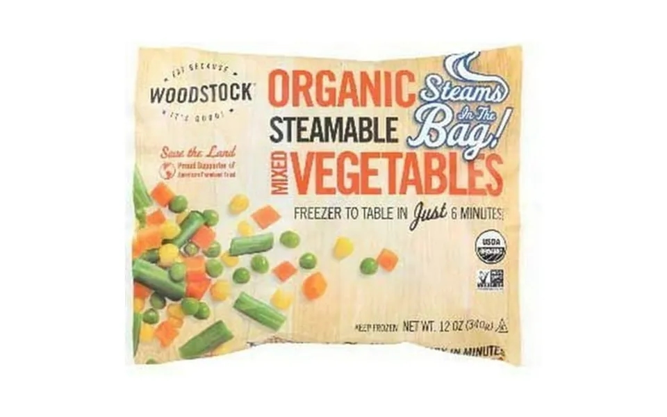 Woodstock Farms Organic Steamable Mixed Vegetables 12 Ounce -- 12 Per Case