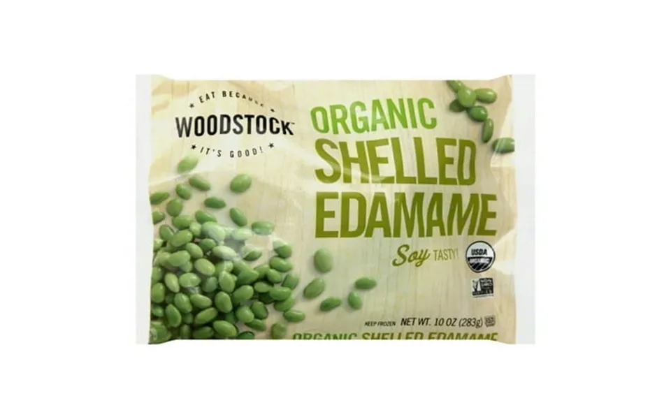 Woodstock Frozen Edamame Shelled Org 10 Oz - Pack Of 12