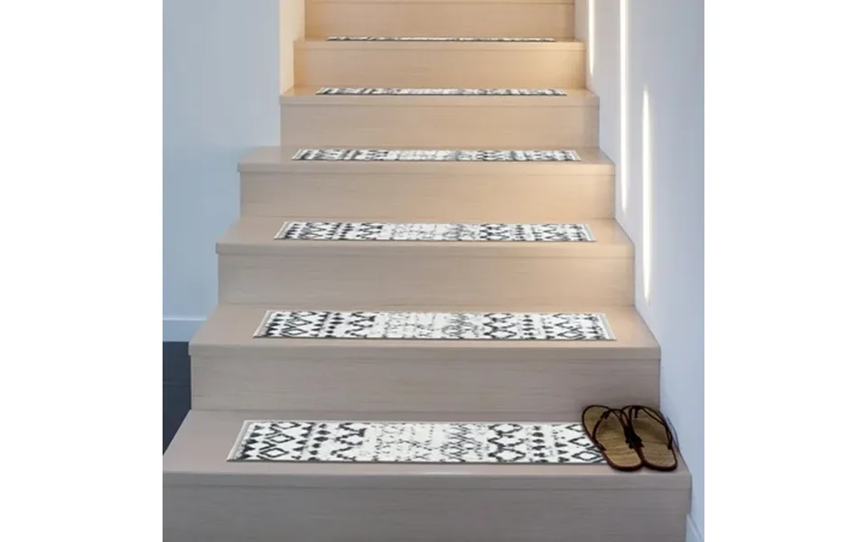 World Rug Gallery Distressed Bohemian Non-slip Stair Treads Set Of 4 8