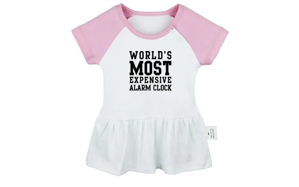World S Most Expensive Alarm Clock Funny Dresses For Baby Newborn Babies Skirts Infant Princess Dress 0-24m Kids Graphic