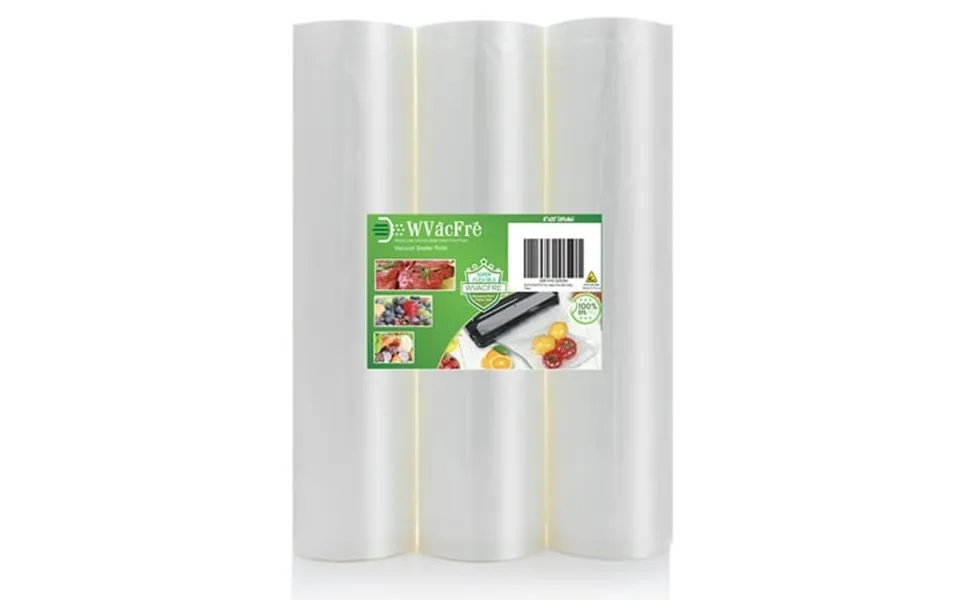 Wvacfre 3 Pack 8 X20 Rolls Vacuum Cleners Sealer Bags Rolls For Food Saver Storage Seal A Meal Freezer Rolls