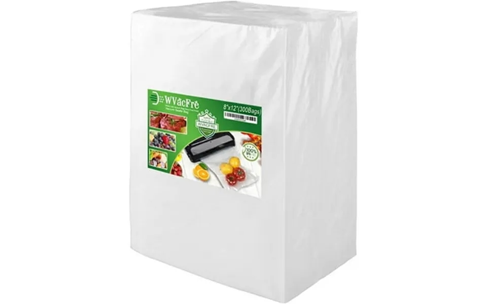 Wvacfre 300 Quart 8x12 Inch Vacuum Cleners Sealer Bags For Food Saver Storage Seal A Meal Freezer Bags
