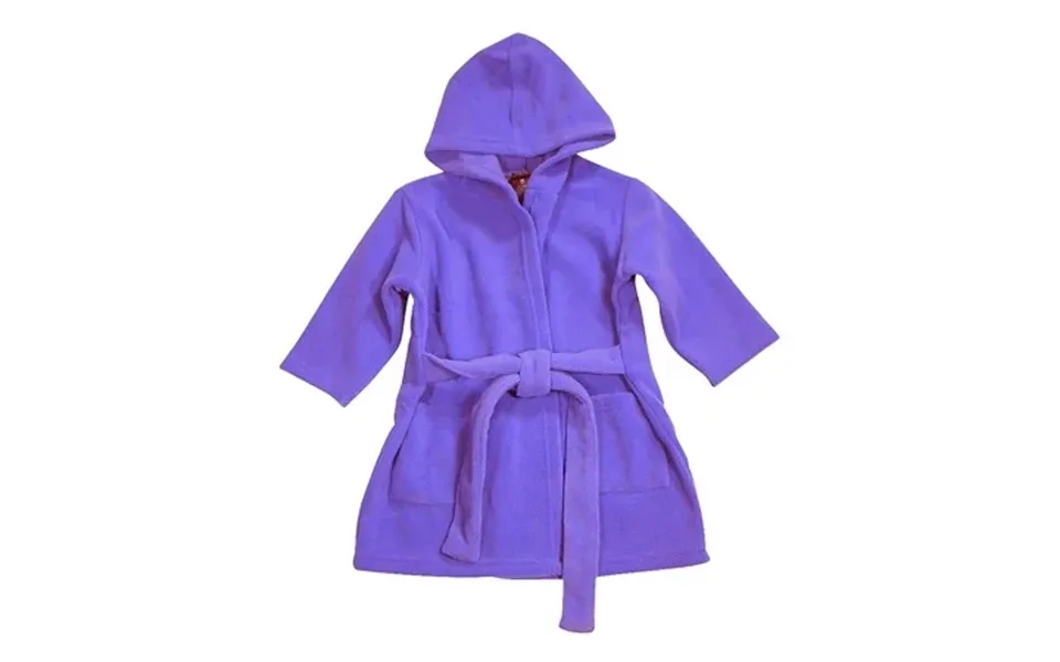 Wxy Boys Hooded Fleece Robe 32623-2 3 Purple