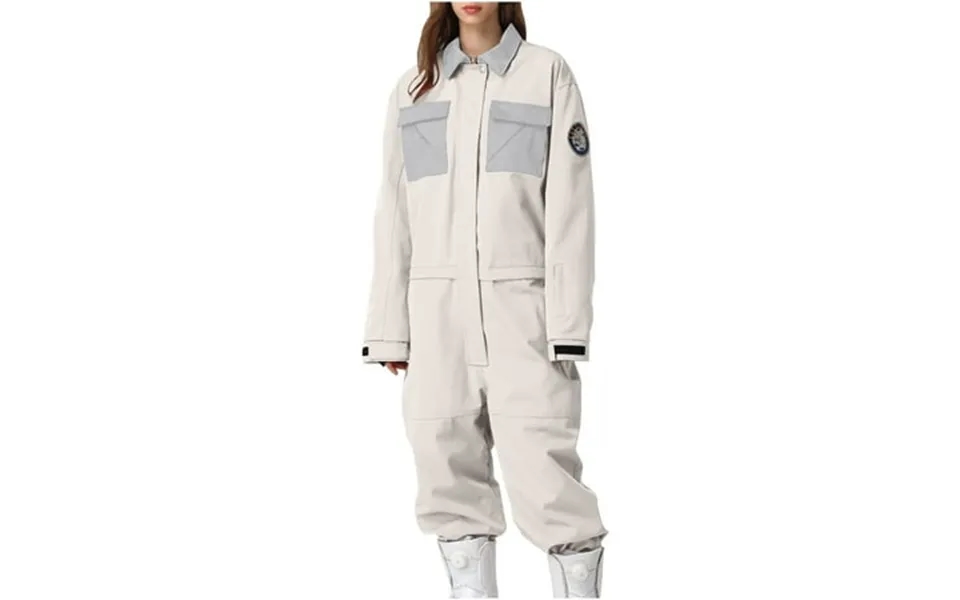 Wyobmus Women S Snow Ski Jumpsuits Waterproof Windproof Insulated Overalls Ripstop Snowboard Clothes Jumpsuit Winter Whi