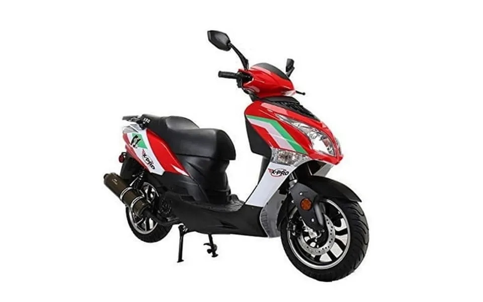 X-pro Brand New 150cc Gas Moped Scooter 13 Aluminum Wheels Electric Kick Start Large Headlights