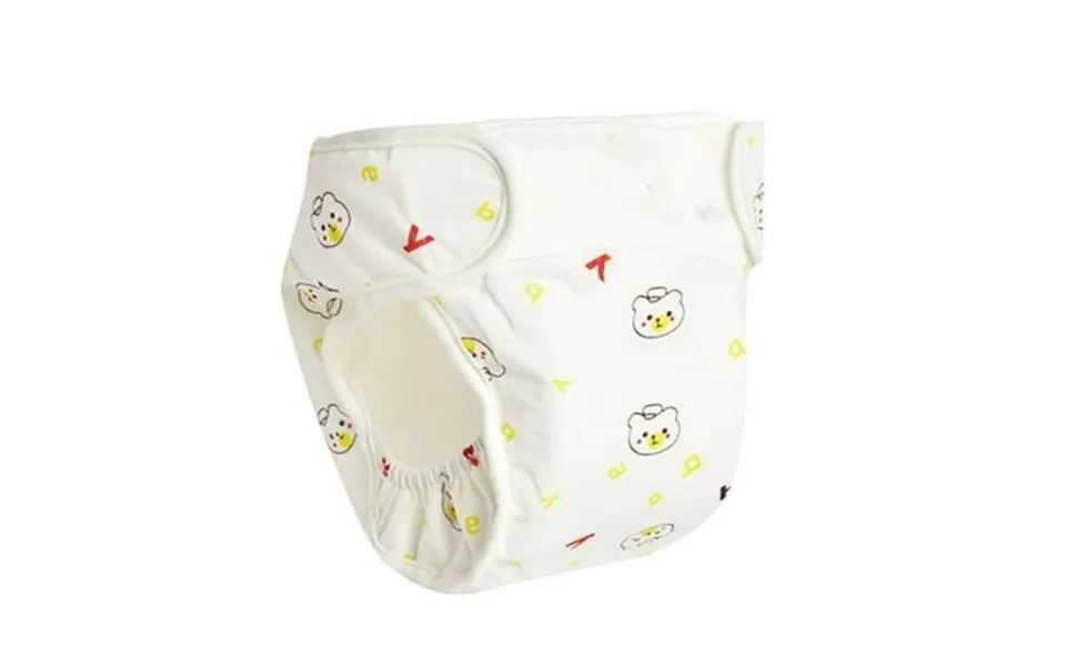 Xfvqtps Infant Toddler Unisex Training Underwear Potty Pee Training Panties Breathable Cotton Soft Hook And Loop Bloomer