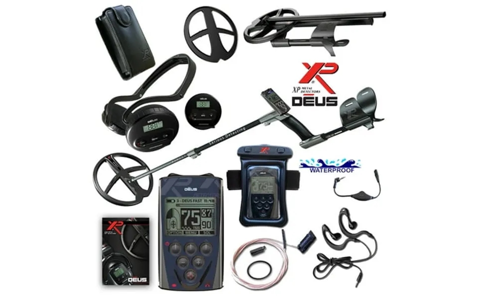 Xp Deus Metal Detector W Ws4 Headphones Remote 11 X35 Coil & Waterproof Kit