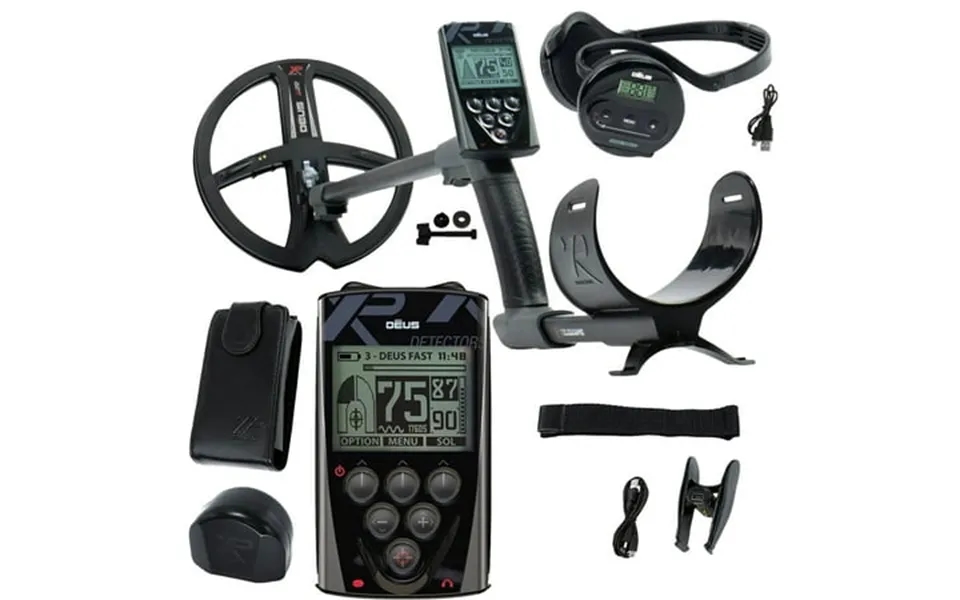 Xp Deus Metal Detector With Backphone Headphones Remote And 9 X35 Search Coil