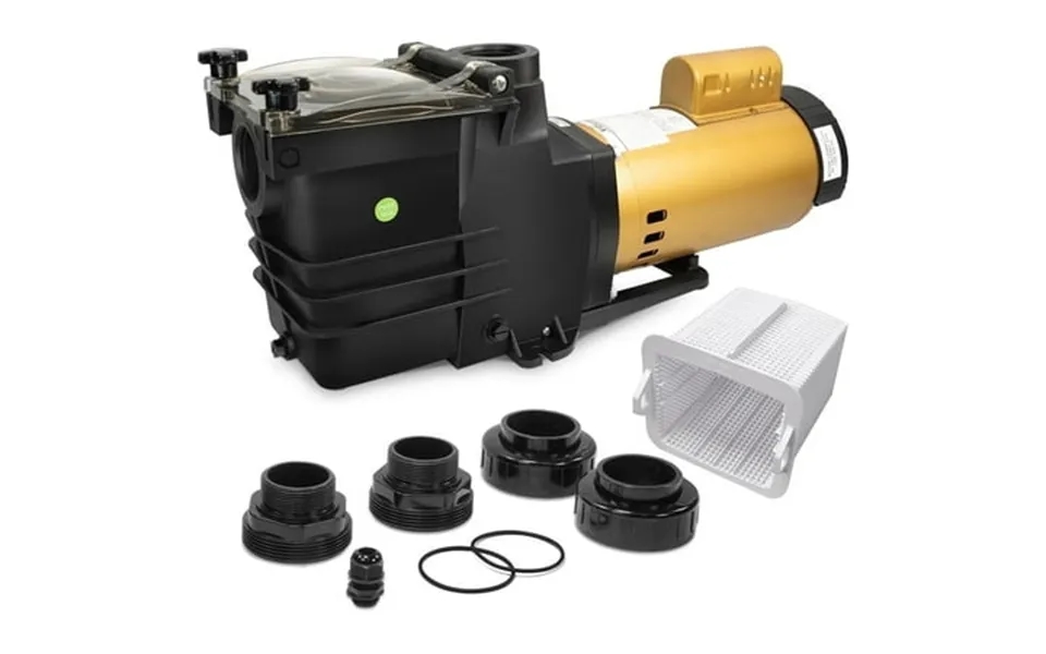 Xtremepowerus 1.5hp 7260 Gph High Flow In-ground Above Ground Pool Pump Self Priming With 2 Npt & Large Strainer Basket