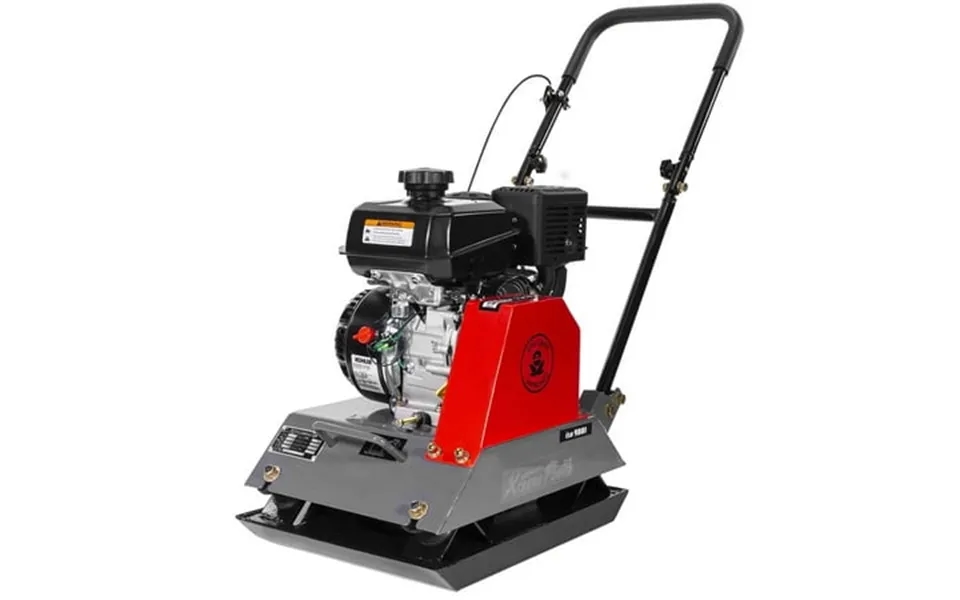 Xtremepowerus 6hp Plate Compactor Gas Powered Vibration Compaction Force Equipment W Handle