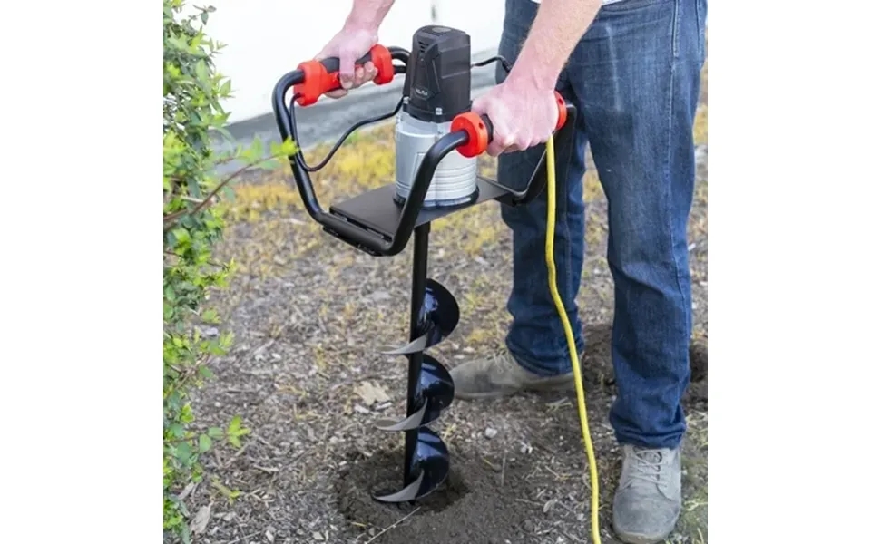 Xtremepowerus Electric Auger Post Hole Digger 1500w With 6 Bit Post Hole Auger Digger